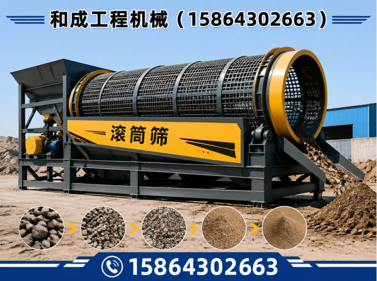 呼中区滚筒筛展示图